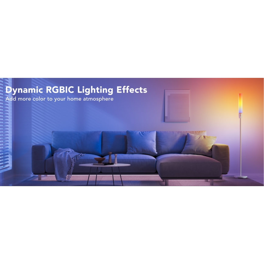 Govee - LED Prigušiva podna lampa CYLINDER SMART RGBICWW 2200-6500K