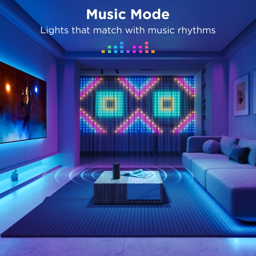 Govee - LED RGB Prigušivi vanjski dekorativni lanac LED/15W/230V IP65 Wi-Fi
