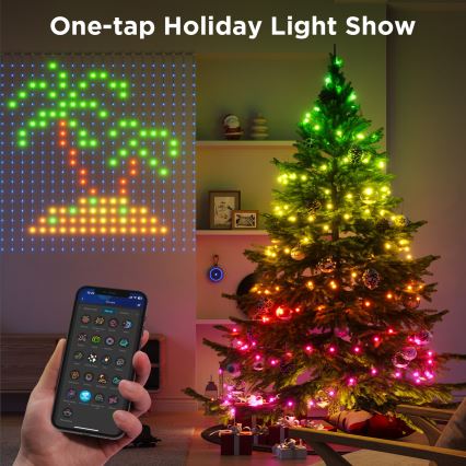 Govee - LED RGB Prigušivi vanjski dekorativni lanac LED/15W/230V IP65 Wi-Fi