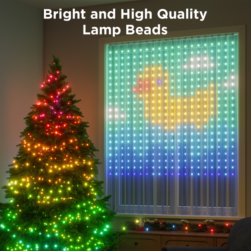 Govee - LED RGB Prigušivi vanjski dekorativni lanac LED/15W/230V IP65 Wi-Fi