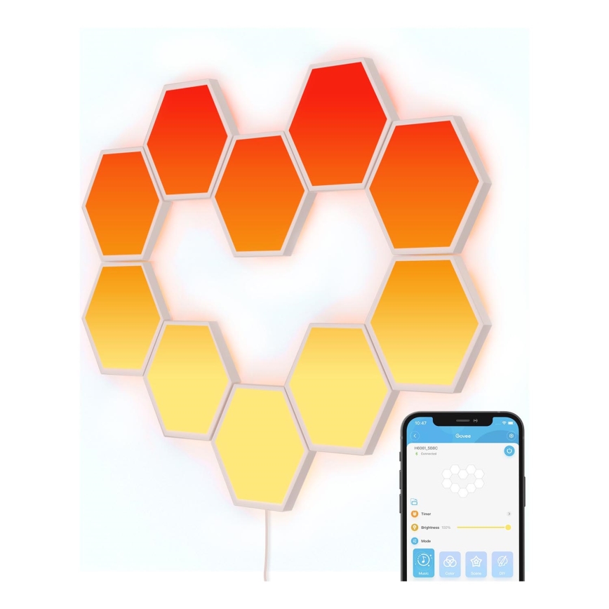 Govee - LED RGB Prigušivi panel LED/36W/230V Wi-Fi