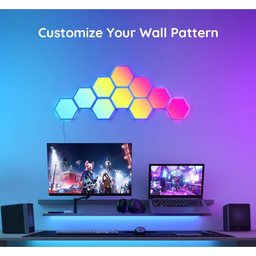 Govee - Set za proširenje 2x LED RGB Prigušivi panel LED/7,2W/230V Wi-Fi