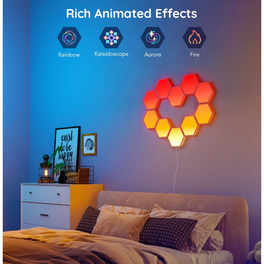 Govee - Set za proširenje 2x LED RGB Prigušivi panel LED/7,2W/230V Wi-Fi