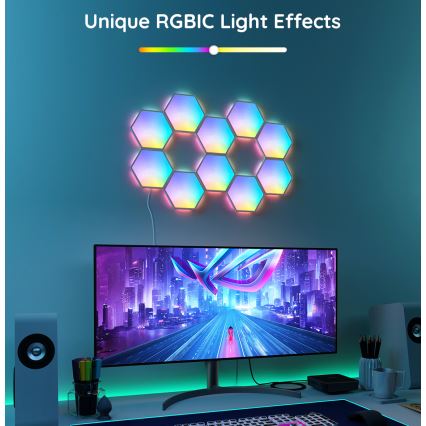 Govee - Set za proširenje 2x LED RGB Prigušivi panel LED/7,2W/230V Wi-Fi