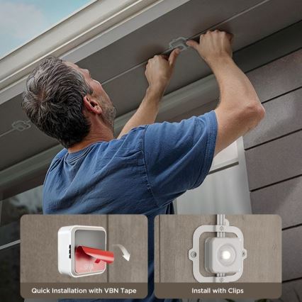 Govee - LED RGBIC niz ugradnih svjetala, 30 m, Wi‑Fi, Matter, IP67