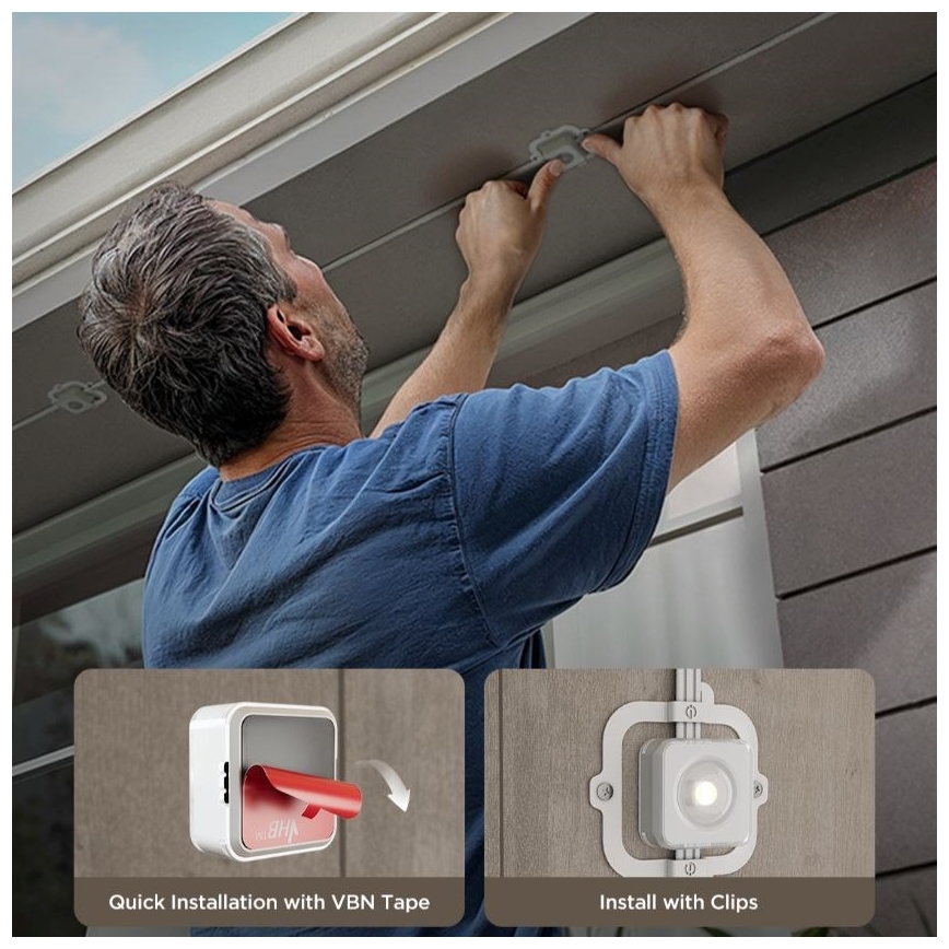 Govee - LED RGBIC niz ugradnih svjetala, 30 m, Wi‑Fi, Matter, IP67