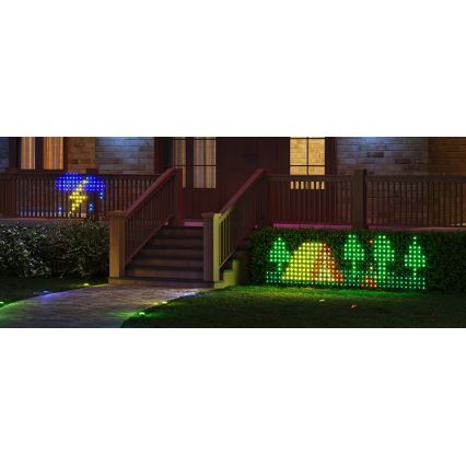 Govee - LED RGBIC Vanjska svjetlosna mreža 143x85cm Wi-Fi Matter IP65