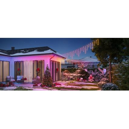 Govee - LED RGBIC Vanjski lanac Smart sige 10m Wi-Fi Matter IP65