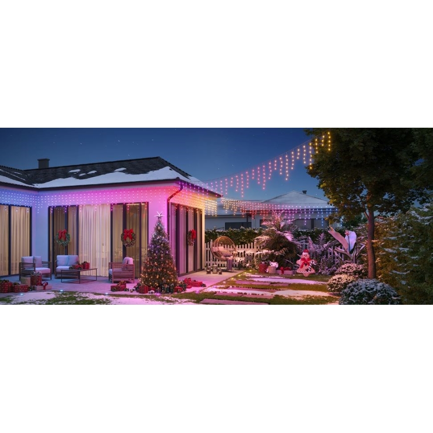 Govee - LED RGBIC Vanjski lanac Smart sige 10m Wi-Fi Matter IP65