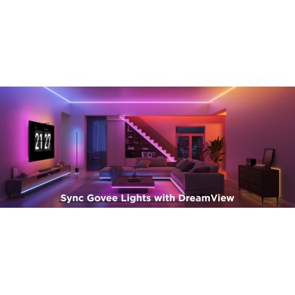 Govee - LED RGBICW Prigušiva traka COB 3780 dioda 3m Wi-Fi Matter