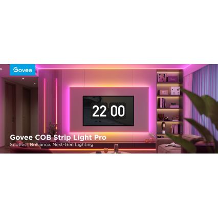 Govee - LED RGBICW Prigušiva traka COB 3780 dioda 3m Wi-Fi Matter