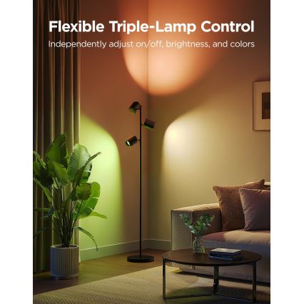 Govee - LED RGBICWW podna lampa TREE MATTER s regulacijom svjetline LED/48W/230V Wi-Fi