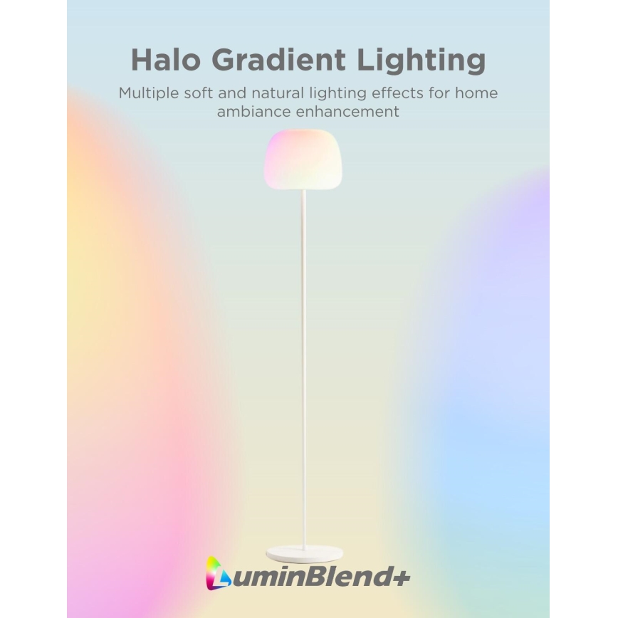 Govee - LED RGBICWW podna svjetiljka s mogućnošću prigušivanja LANTERN MATTER LED/24W/230V Wi-Fi 160 cm