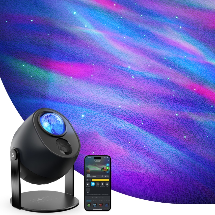Govee - LED RGBW Galaxy projektor svjetla Pro Wi-Fi Matter