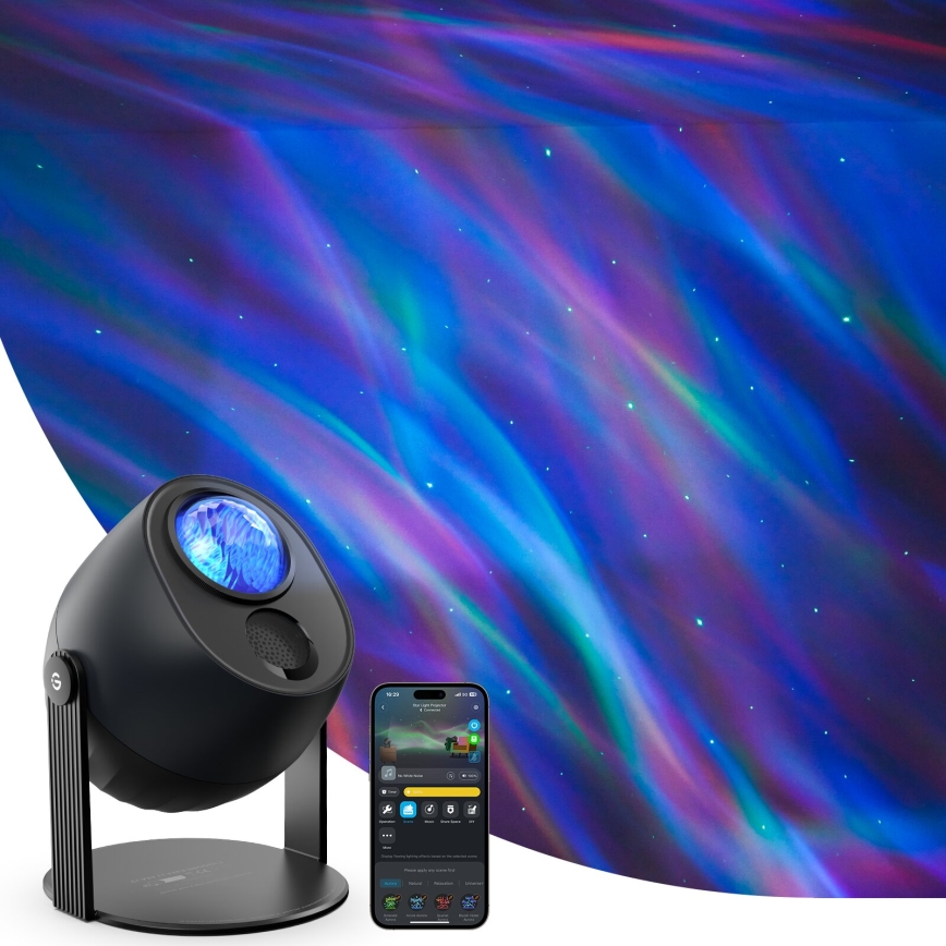 Govee - LED RGBW Galaxy projektor svjetla Pro Wi-Fi Matter