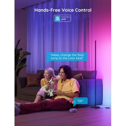 Govee - LED RGBW podna svjetiljka s mogućnošću prigušivanja LITE MATTER LED/24W/230V Wi-Fi 36 cm