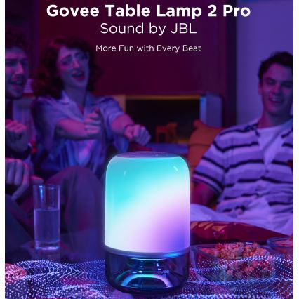 Govee - LED RGBW stolna lampa s podesivom svjetlinom i zvučnikom LED/36W/12V Wi-Fi