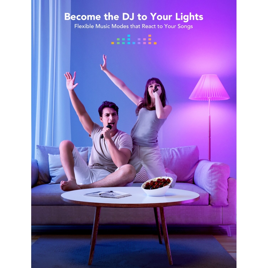 Govee - LED RGBWW Prigušiva žarulja Smart E27/9W/230V 2700-6500K Wi-Fi