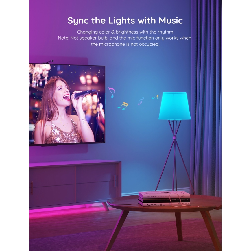 Govee - LED RGBWW Prigušiva žarulja Smart E27/9W/230V 2700-6500K Wi-Fi