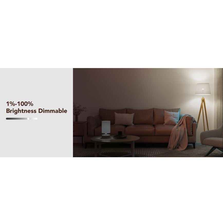 Govee - LED RGBWW prigušiva žarulja Smart MATTER E27/12W/230V 2700-6500K Wi-Fi