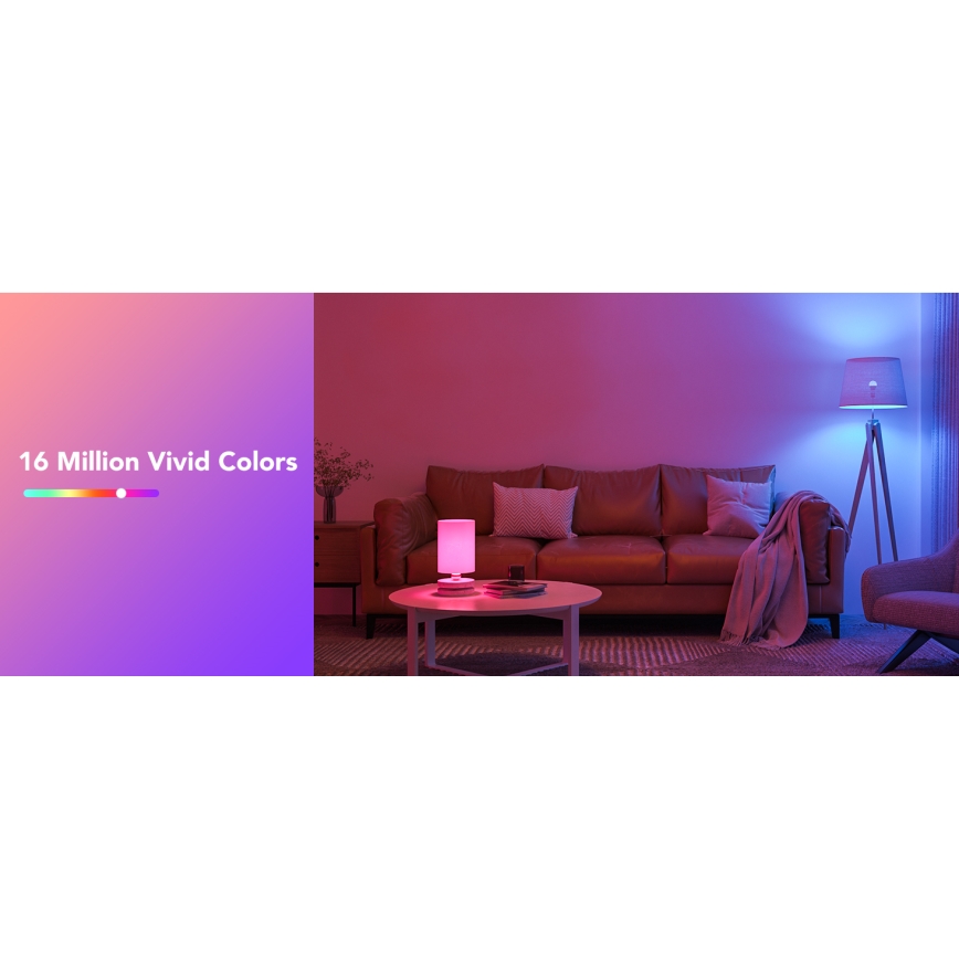 Govee - LED RGBWW prigušiva žarulja Smart MATTER E27/9W/230V 2700-6500K Wi-Fi
