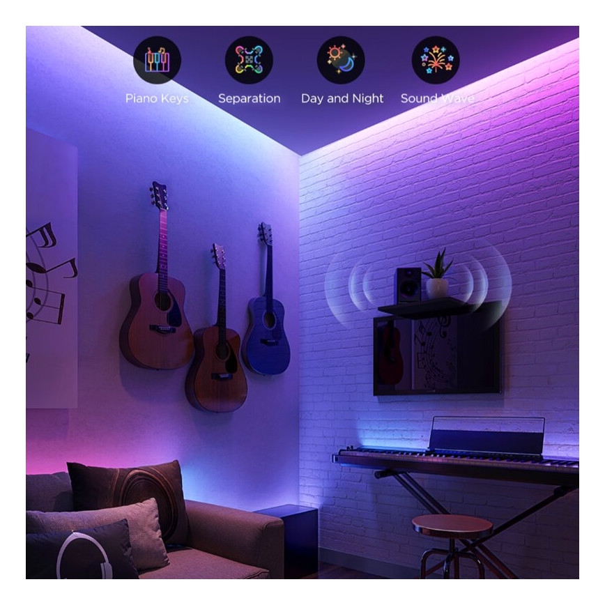 Govee - LED RGBWWIC produžni LED trak Strip Light 2 Pro 1m Wi-Fi Matter