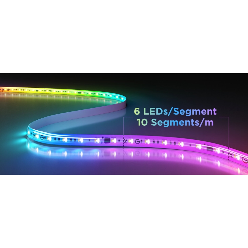 Govee - LED RGBWWIC produžni LED trak Strip Light 2 Pro 1m Wi-Fi Matter
