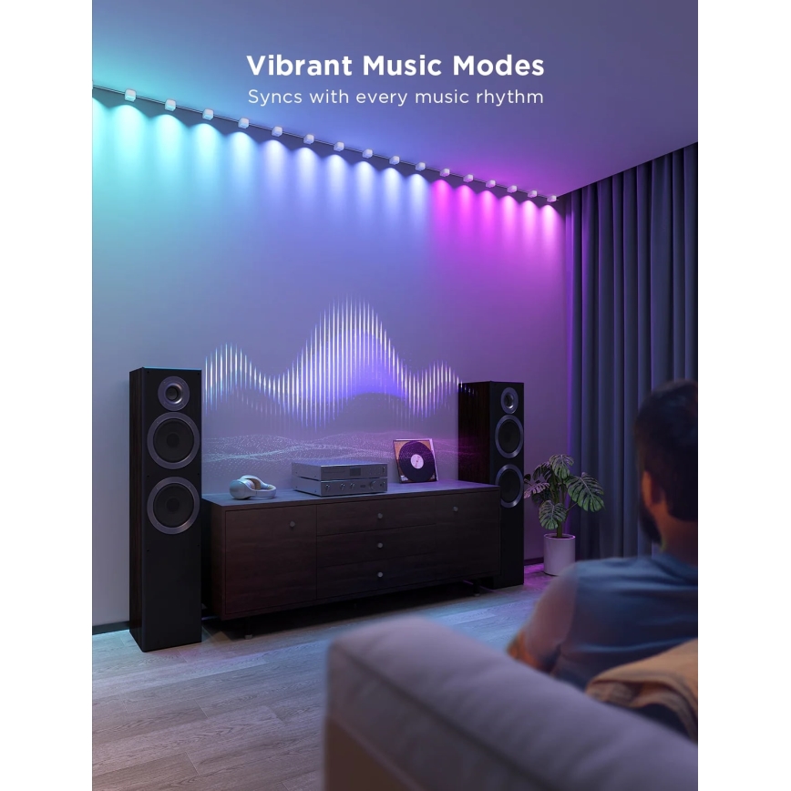 Govee - RGBIC LED niz svjetala 3m Wi-Fi