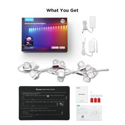Govee - RGBIC LED niz svjetala 3m Wi-Fi