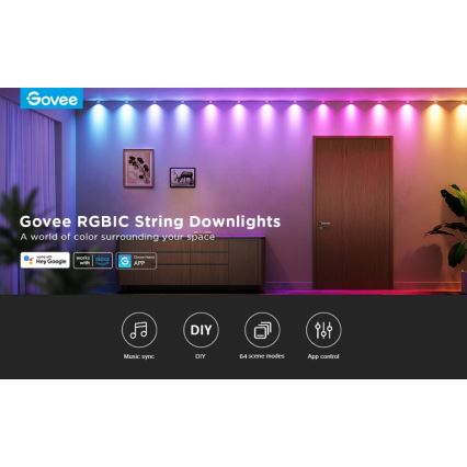 Govee - RGBIC LED niz svjetala 5m Wi-Fi