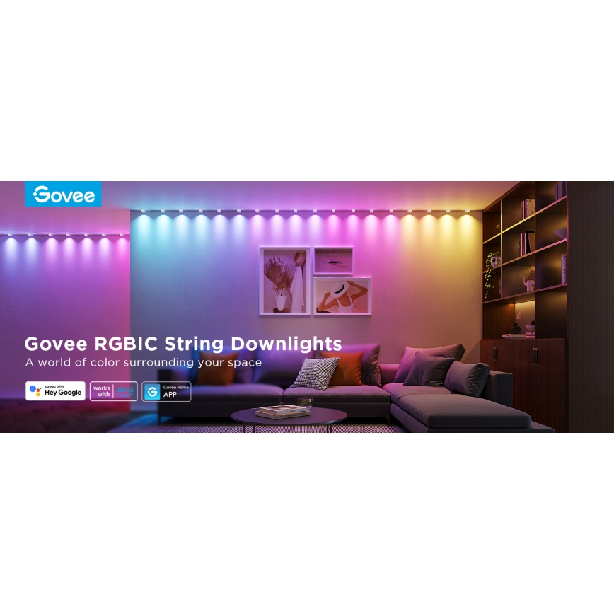 Govee - RGBIC LED niz svjetala 5m Wi-Fi