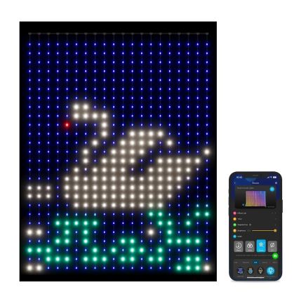 Govee - RGBIC Zavjesa svjetlo 520 LED 1,5x2m Wi-Fi IP65