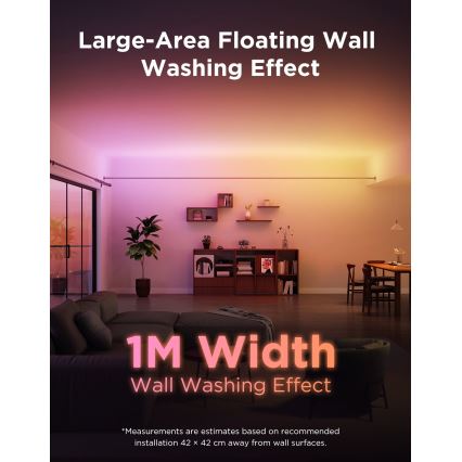 Govee - RGBICWW viseća LED traka 36W/24V, 4m, Skyline Matter, Wi‑Fi