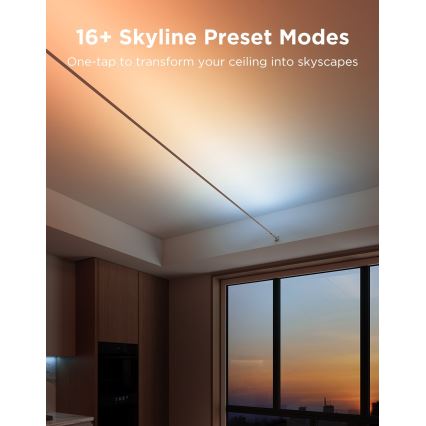 Govee - RGBICWW viseća LED traka 36W/24V, 4m, Skyline Matter, Wi‑Fi