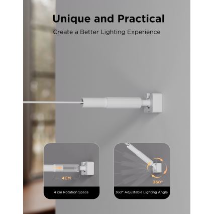 Govee - RGBICWW viseća LED traka 36W/24V, 4m, Skyline Matter, Wi‑Fi