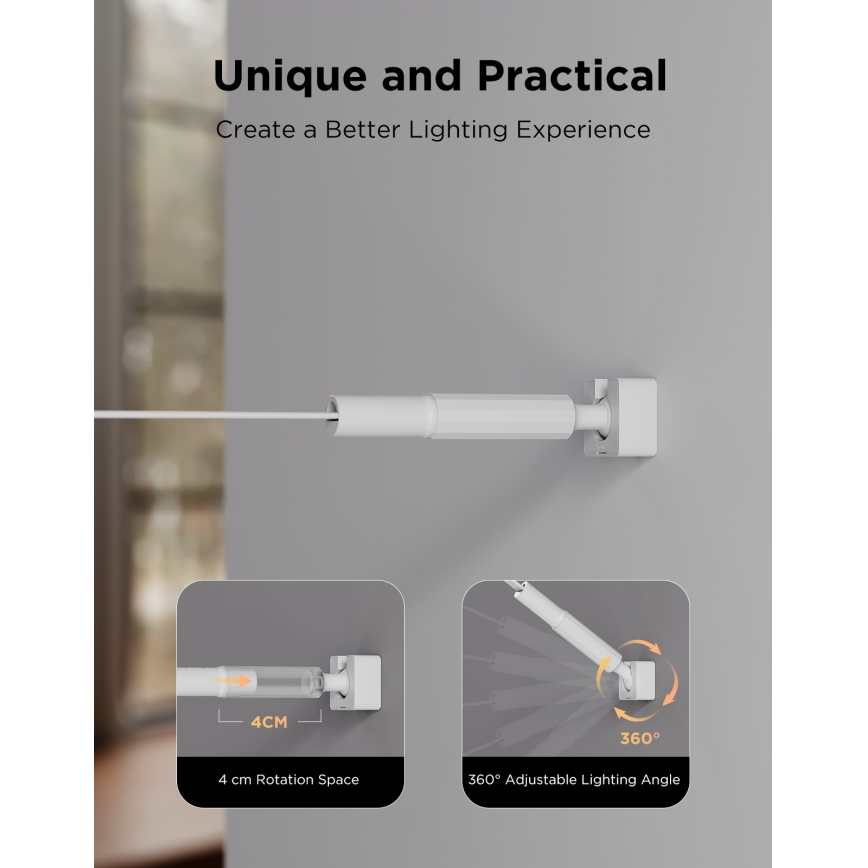 Govee - RGBICWW viseća LED traka 36W/24V, 4m, Skyline Matter, Wi‑Fi