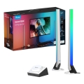 Govee - SET 2x Smart Gaming Wi-Fi LED RGBIC Paneli + Smart Dual bijela + daljinski upravljač