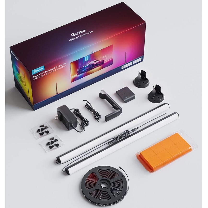 Govee - SET 2x LED pozadinsko osvjetljenje za TV 55-65 SMART RGBICW Wi-Fi