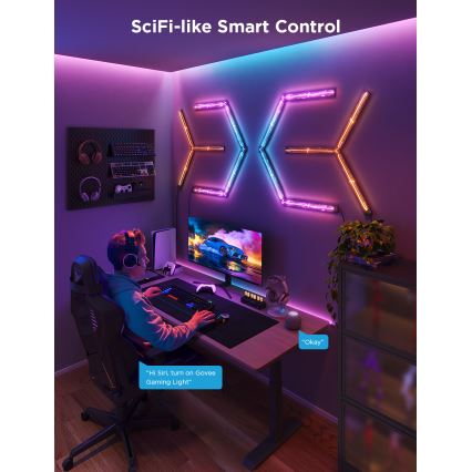 Govee - Smart Gaming (4+1) zidna svjetiljka RGBIC Wi-Fi