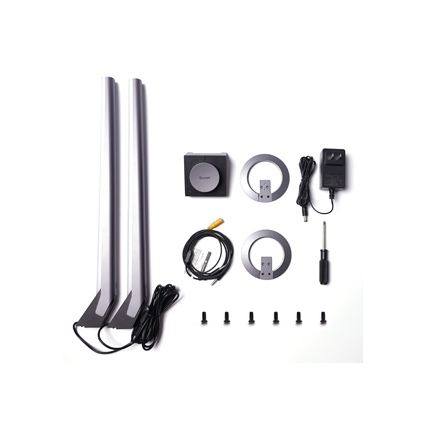 Govee - SET 2x Smart Gaming Wi-Fi LED RGBIC Paneli + Smart Dual bijela + daljinski upravljač