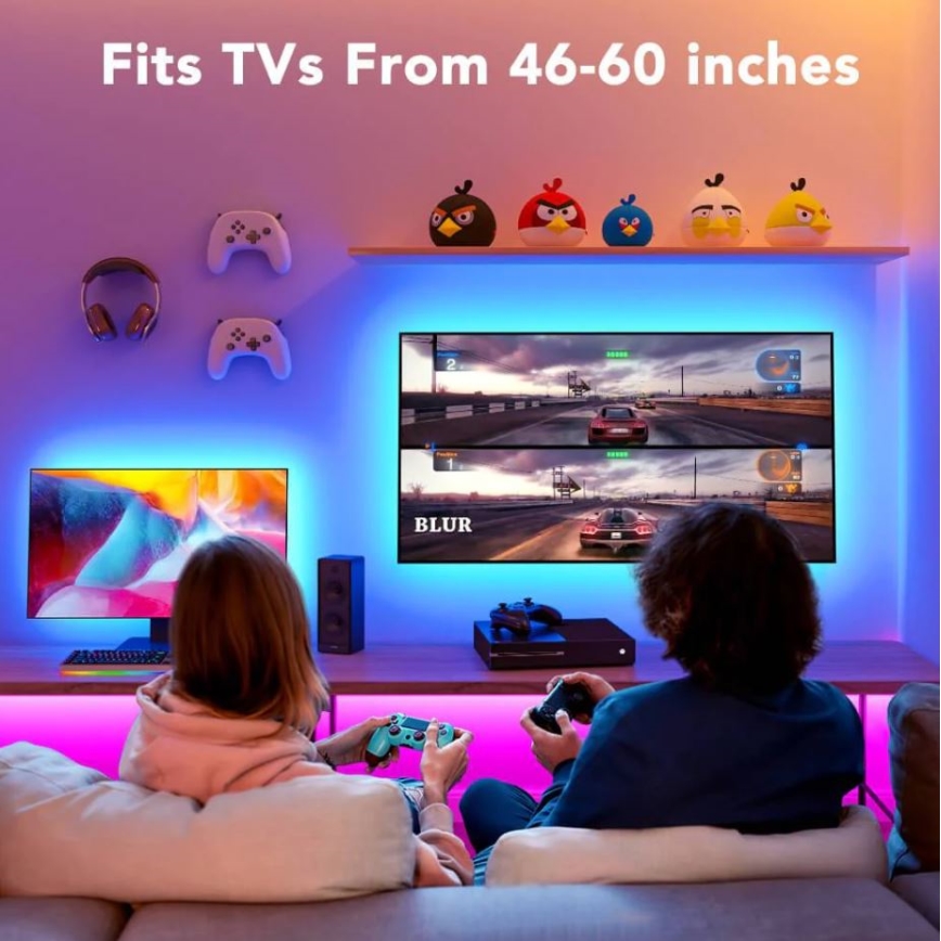 Govee - TV 46-60 pametno LED pozadinsko osvjetljenje RGB + daljinski upravljač