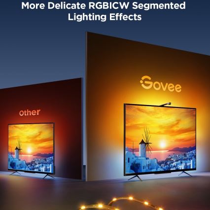 Govee - TV Backlight 3 Lite TV 40-50" SMART LED s pozadinskim osvjetljenjem RGBICW Wi-Fi IP67 +DU
