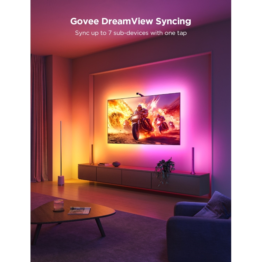 Govee - TV Backlight 3 Lite TV 75-85" SMART LED s pozadinskim osvjetljenjem RGBICW Wi-Fi IP67