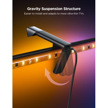 Govee - TV Backlight 3 Lite TV 75-85" SMART LED s pozadinskim osvjetljenjem RGBICW Wi-Fi IP67