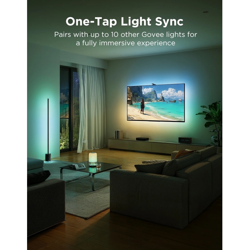 Govee - TV Backlight 3 Pro 75-85 Pametno LED pozadinsko osvjetljenje RGBIC s Wi-Fi