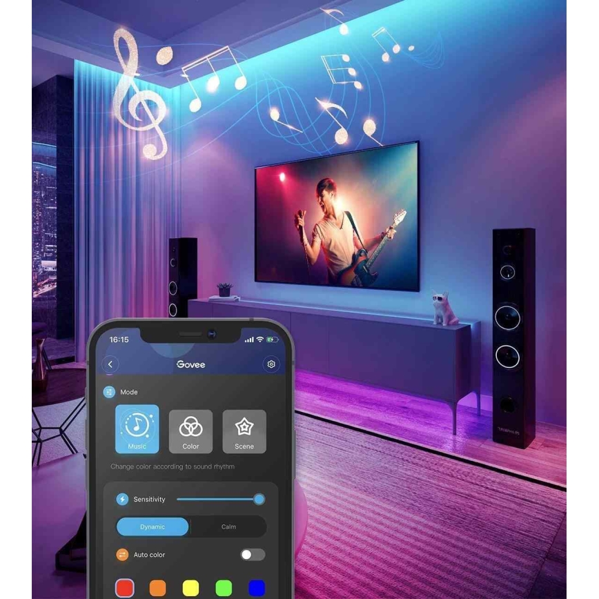 Govee - Wi-Fi RGB Smart LED traka 10m