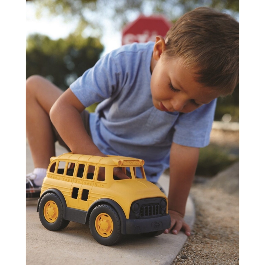 Green Toys - Školski autobus žute/crne boje