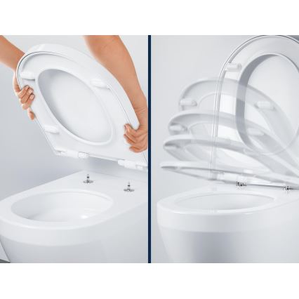 GROHE 102513SH00 - WC komplet EURO CERAMIC 67,3 x 37,6 x 79,2 cm keramika/bijela