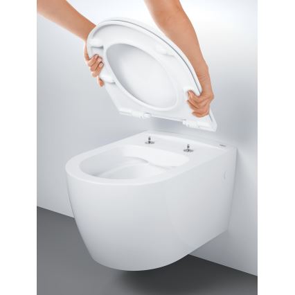 GROHE 103848SH00 - Zidna WC školjka START ROUND CERAMIC 368 × 543 mm, duro-bijela