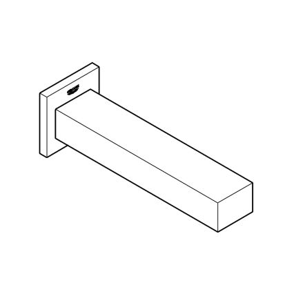 GROHE 13303000 - Sliv za kadu EUROCUBE 170 mm sjajni krom